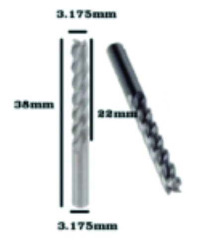 3 x 22 mm - 4 cotes helicoidal pvc