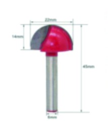 22mm  - BallNose Vermelha