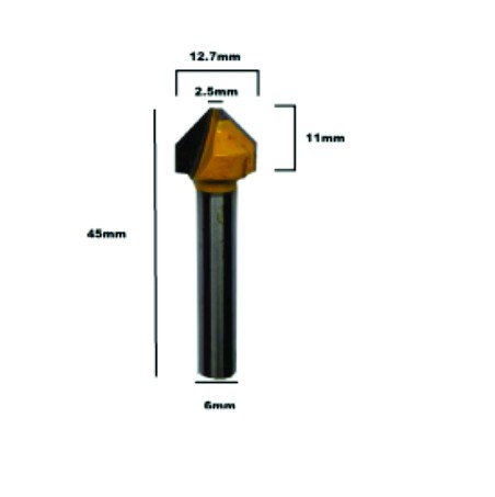 Ponta 1.5 mm Haste 6  mm